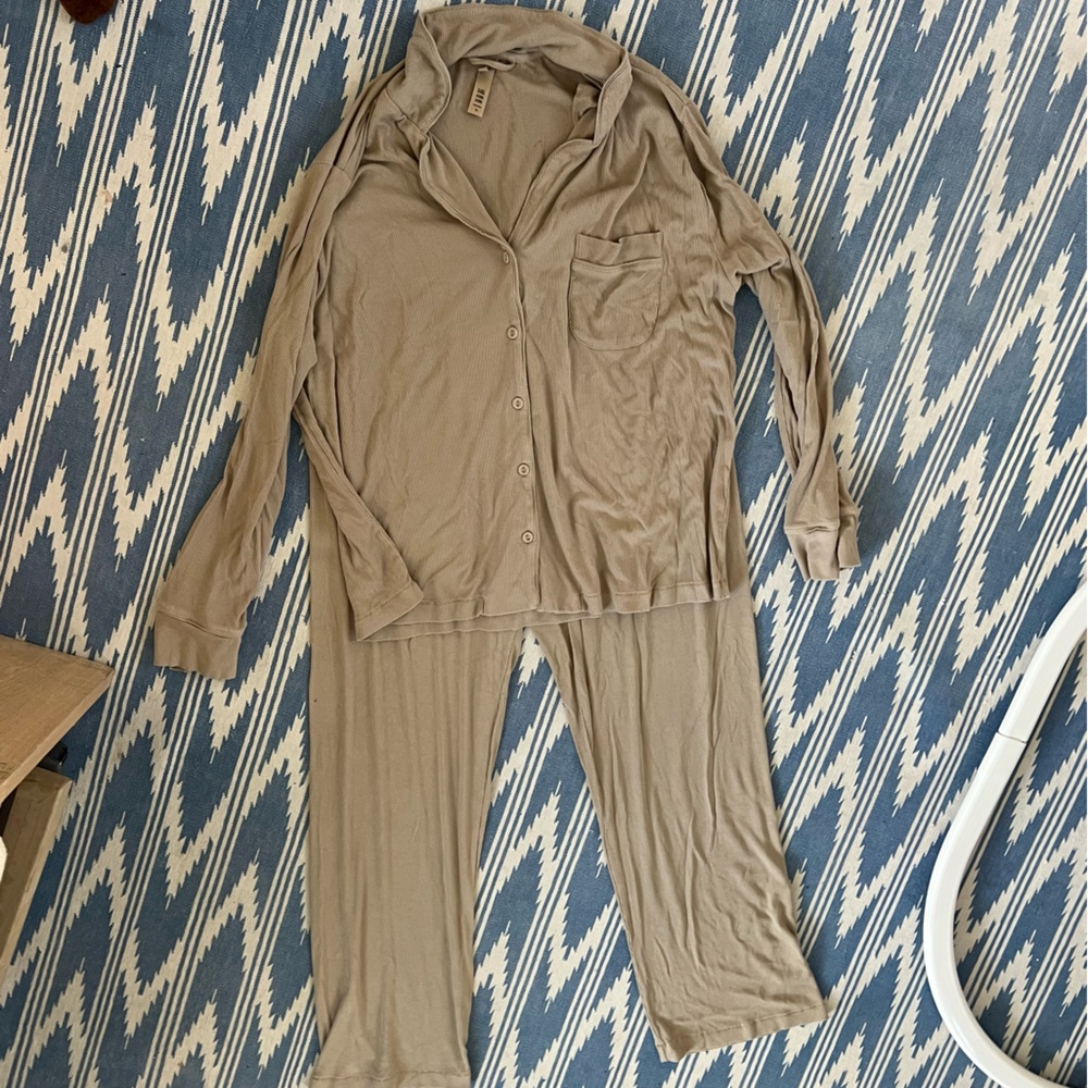 Skims Soft Lounge Rib Sleep Set